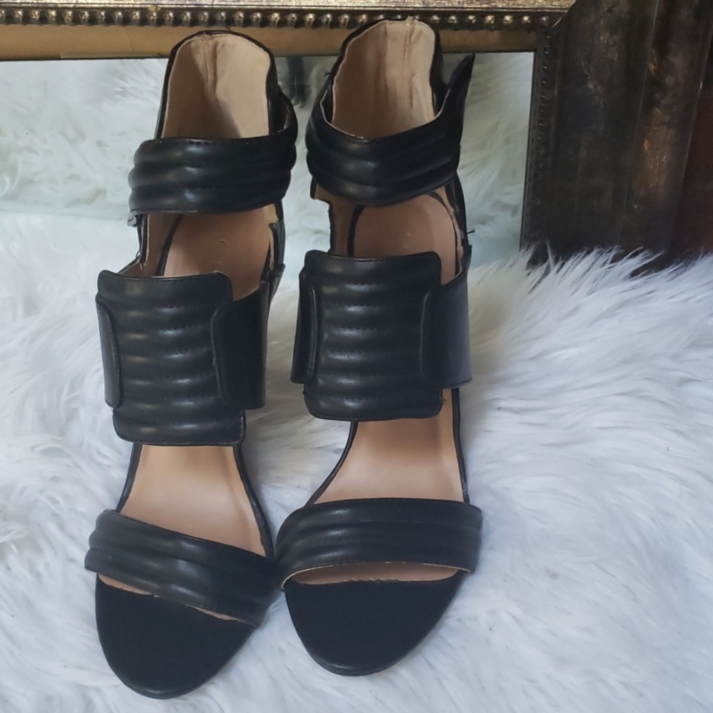 Black Strap Sandals
